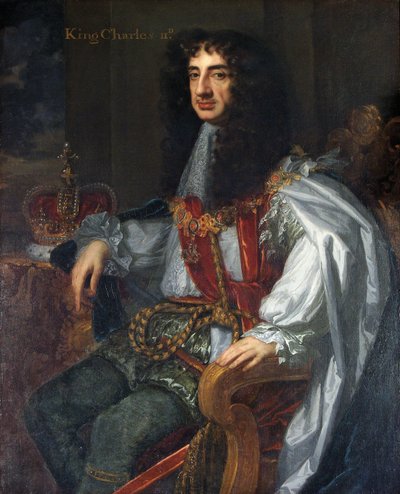 King Charles II in Garter Robes by Peter Lely